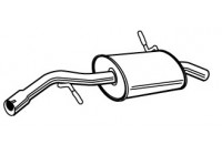 Exhaust backbox / end silencer 22954 Walker