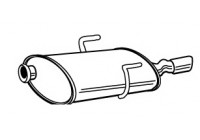 Exhaust backbox / end silencer 22955 Walker