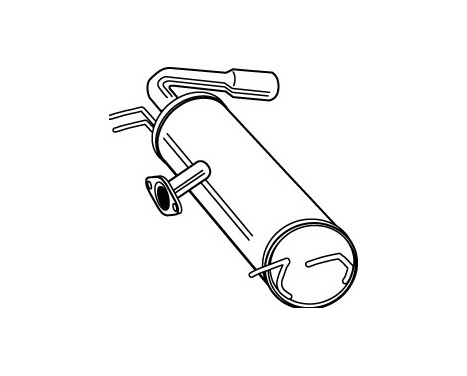 Exhaust backbox / end silencer 22963 Walker