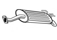 Exhaust backbox / end silencer 22964 Walker