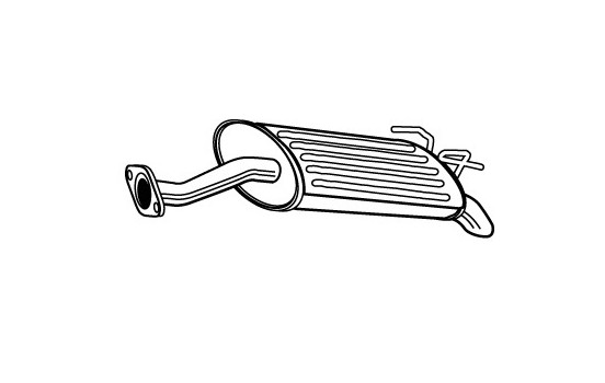 Exhaust backbox / end silencer 22964 Walker