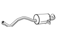 Exhaust backbox / end silencer 22975 Walker