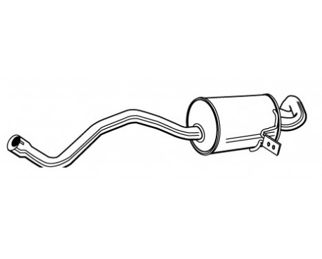 Exhaust backbox / end silencer 22975 Walker