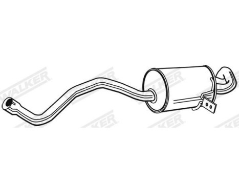 Exhaust backbox / end silencer 22975 Walker, Image 9