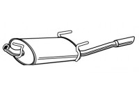 Exhaust backbox / end silencer 22988 Walker