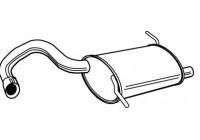 Exhaust backbox / end silencer 23025 Walker