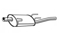 Exhaust backbox / end silencer 23053 Walker