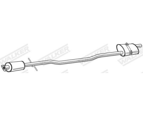 Exhaust backbox / end silencer 23066 Walker, Image 9