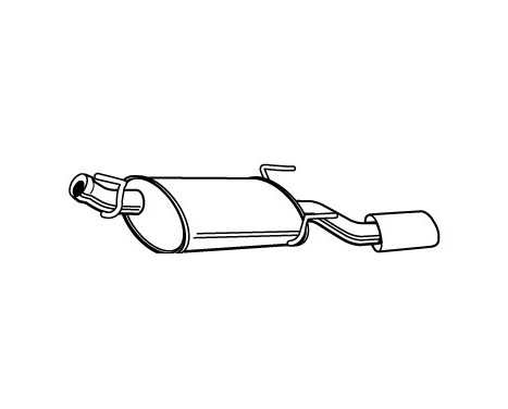 Exhaust backbox / end silencer 23096 Walker