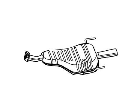 Exhaust backbox / end silencer 23114 Walker