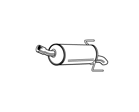 Exhaust backbox / end silencer 23146 Walker