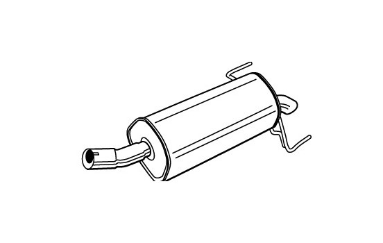 Exhaust backbox / end silencer 23147 Walker