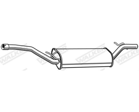 Exhaust backbox / end silencer 23211 Walker, Image 10
