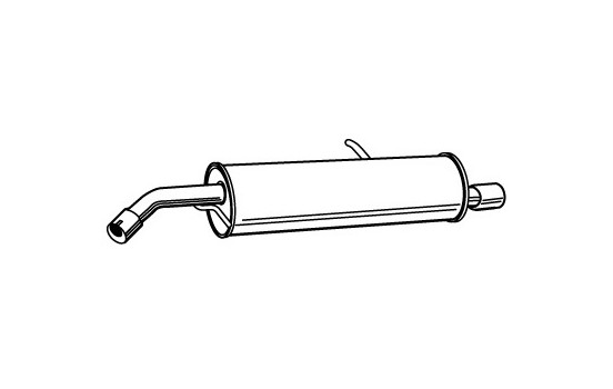 Exhaust backbox / end silencer 23227 Walker