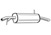 Exhaust backbox / end silencer 23228 Walker