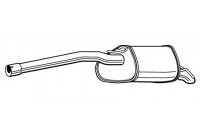 Exhaust backbox / end silencer 23243 Walker