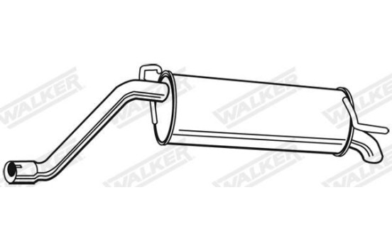 Exhaust backbox / end silencer 23251 Walker, Image 9