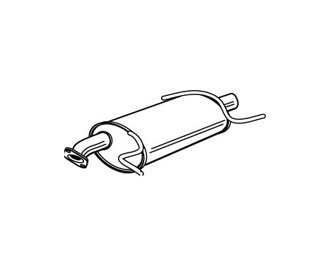 Exhaust backbox / end silencer 23280 Walker