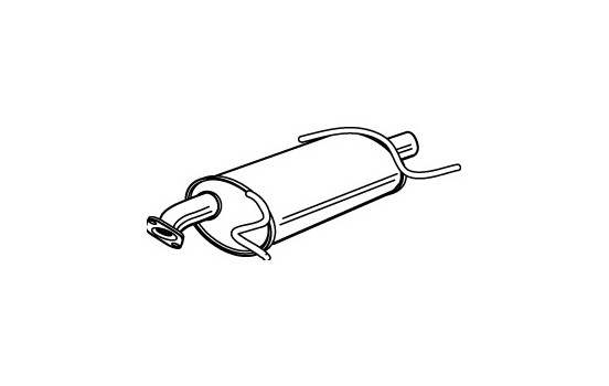 Exhaust backbox / end silencer 23280 Walker