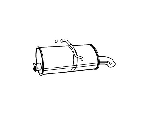 Exhaust backbox / end silencer 23289 Walker