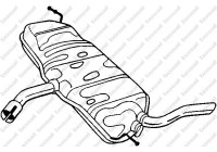 Exhaust backbox / end silencer 233-077 Bosal