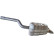 Exhaust backbox / end silencer 233-163 Bosal
