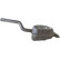 Exhaust backbox / end silencer 233-187 Bosal