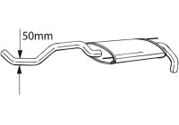 Exhaust backbox / end silencer 233-399 Bosal