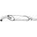 Exhaust backbox / end silencer 233-409 Bosal