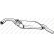 Exhaust backbox / end silencer 233-563 Bosal