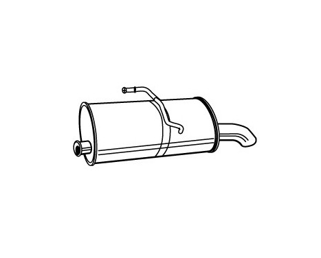 Exhaust backbox / end silencer 23305 Walker