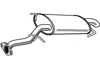 Exhaust backbox / end silencer 23326 Walker