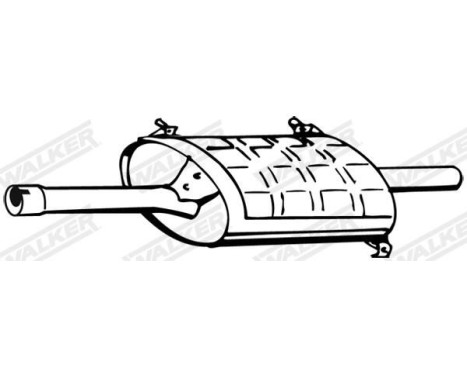 Exhaust backbox / end silencer 23378 Walker, Image 10
