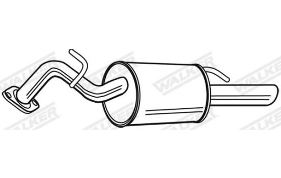 Exhaust backbox / end silencer 23498 Walker, Image 6