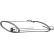 Exhaust backbox / end silencer 235-021 Bosal, Thumbnail 2