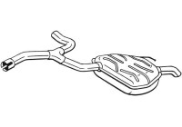 Exhaust backbox / end silencer 235-195 Bosal