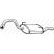 Exhaust backbox / end silencer 235-931 Bosal, Thumbnail 2