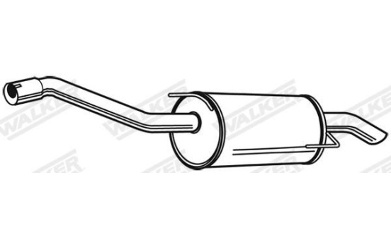 Exhaust backbox / end silencer 23516 Walker, Image 9