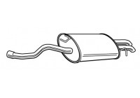 Exhaust backbox / end silencer 23568 Walker