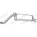 Exhaust backbox / end silencer 23670 Walker