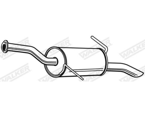 Exhaust backbox / end silencer 23688 Walker, Image 9