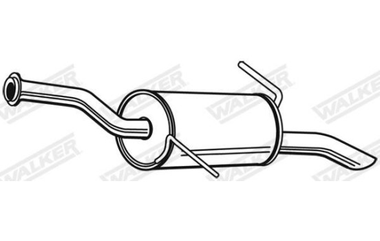Exhaust backbox / end silencer 23688 Walker, Image 9