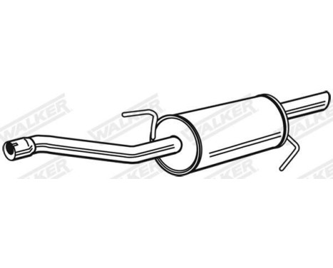 Exhaust backbox / end silencer 23709 Walker, Image 9