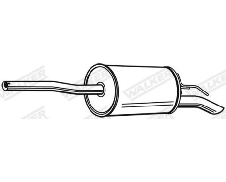 Exhaust backbox / end silencer 23819 Walker, Image 9