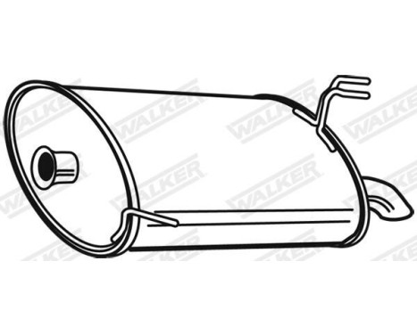 Exhaust backbox / end silencer 24045 Walker, Image 5