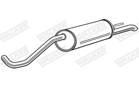 Exhaust backbox / end silencer 24154 Walker, Image 6