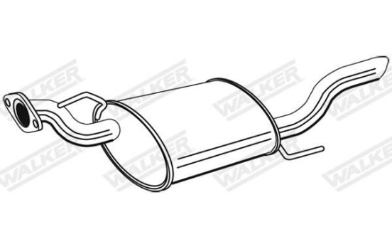 Exhaust backbox / end silencer 24176 Walker, Image 6