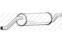 Exhaust backbox / end silencer 247-885 Bosal