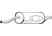 Exhaust backbox / end silencer 247-893 Bosal