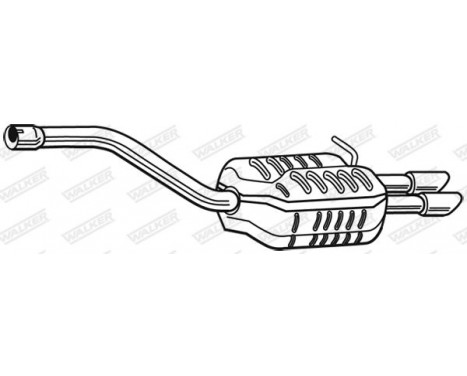 Exhaust backbox / end silencer 25104 Walker, Image 8